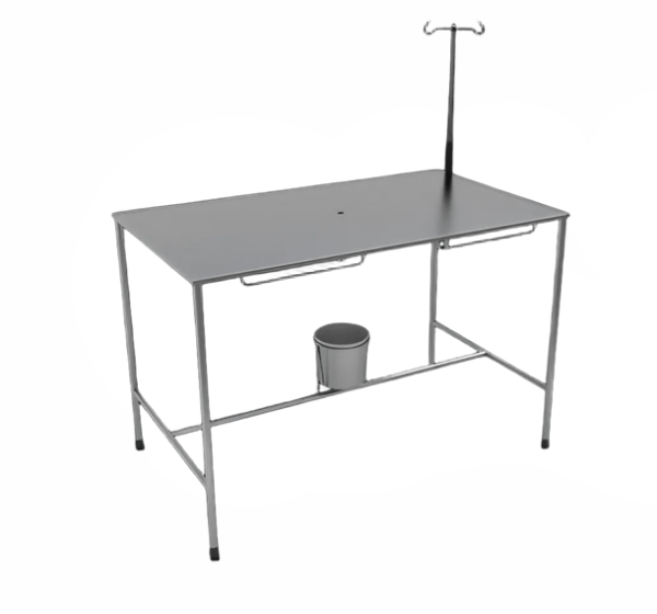 LA-30.40 - Mesa Atendimento Veterinário Inox